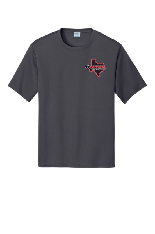 Hanks Middle Dri-Fit Charcoal Left Chest Logo