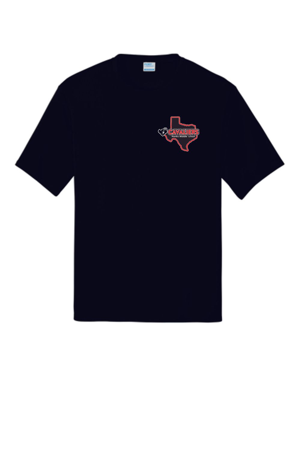 Hanks Middle Dri-Fit Black Left Chest Logo