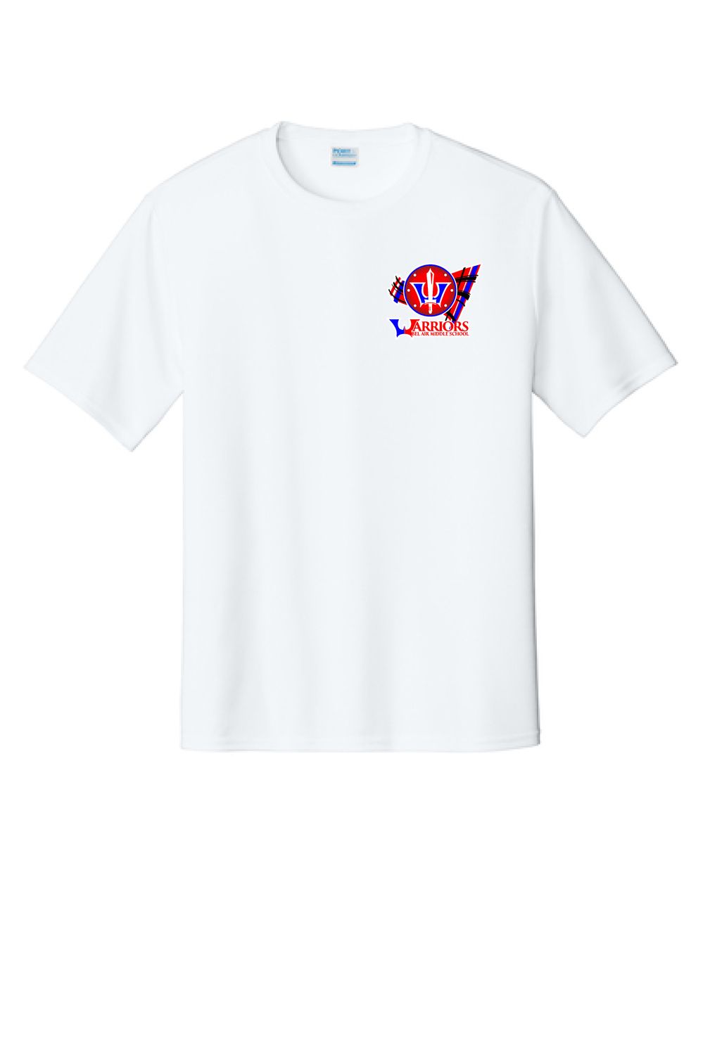 Bel Air Middle Dri-Fit White Left Chest