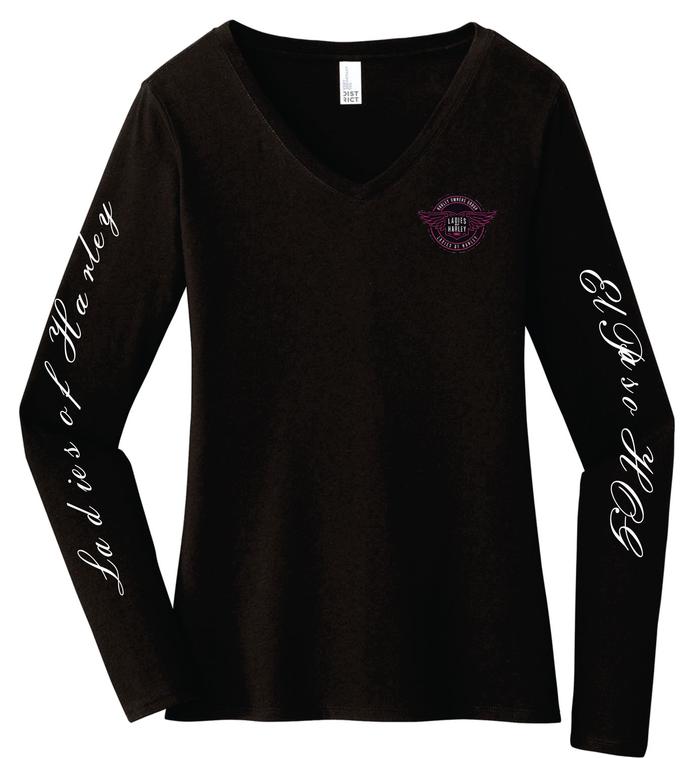 El Paso Ladies HOG Chapter Black Long Sleeve Shirts