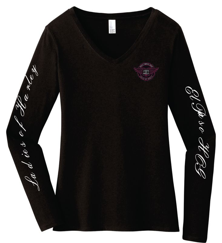 El Paso Ladies HOG Chapter Black Long Sleeve Shirts