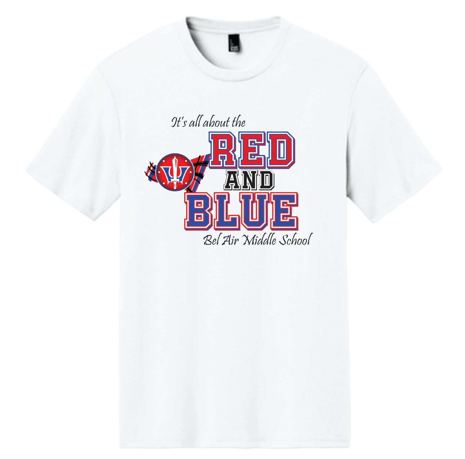 **TEACHER/FACULTY ONLY** Bel Air &quot;Red &amp; Blue&quot; Triblend Soft Shirt