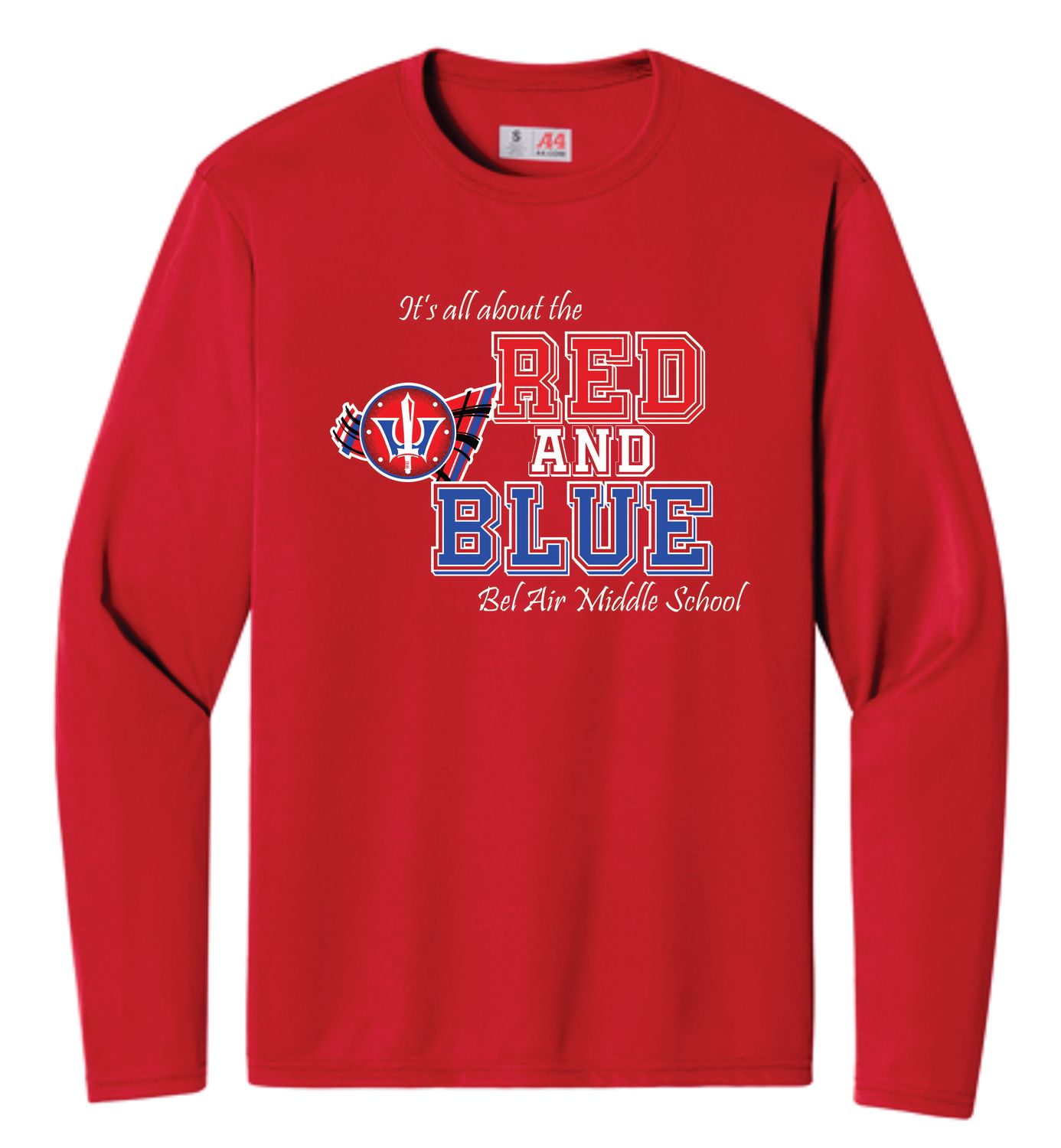 **TEACHER/FACULTY ONLY!!**  BAMS &quot;Red &amp; Blue&quot; Drifit Shirt