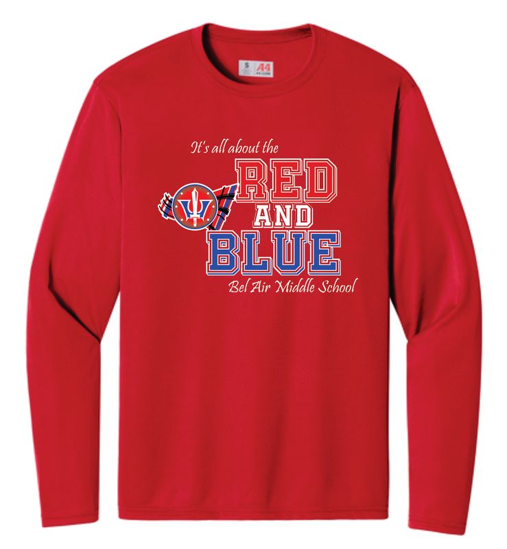 **TEACHER/FACULTY ONLY!!**  BAMS &quot;Red &amp; Blue&quot; Drifit Shirt