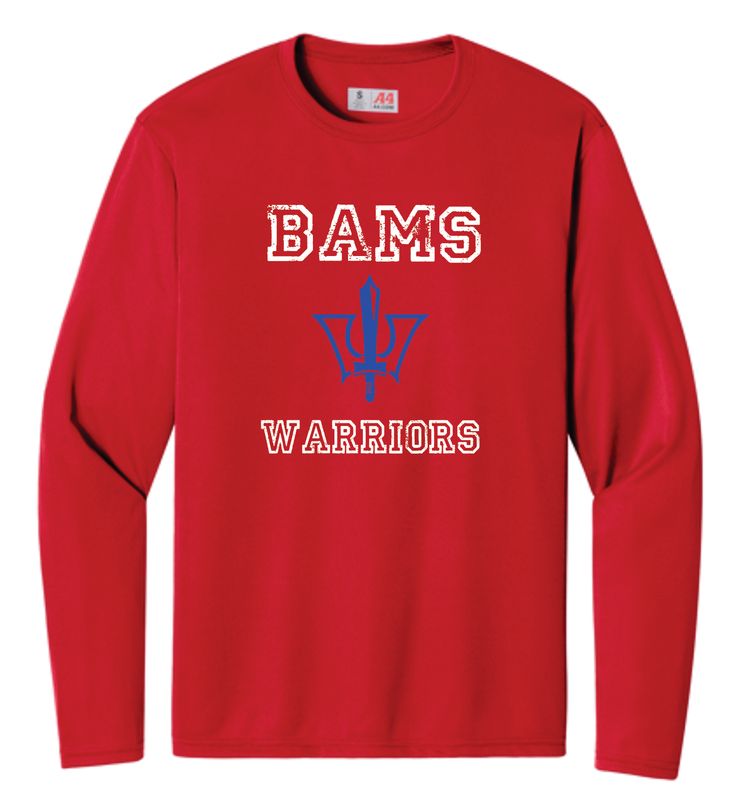 **TEACHER/FACULTY ONLY!!** BAMS Warrior Logo Drifit Shirt