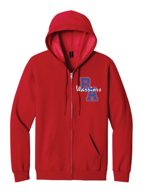 **TEACHER/FACULTY ONLY!!**  BAMS &quot;Warrior&quot; Soft Zip Up Hoodie