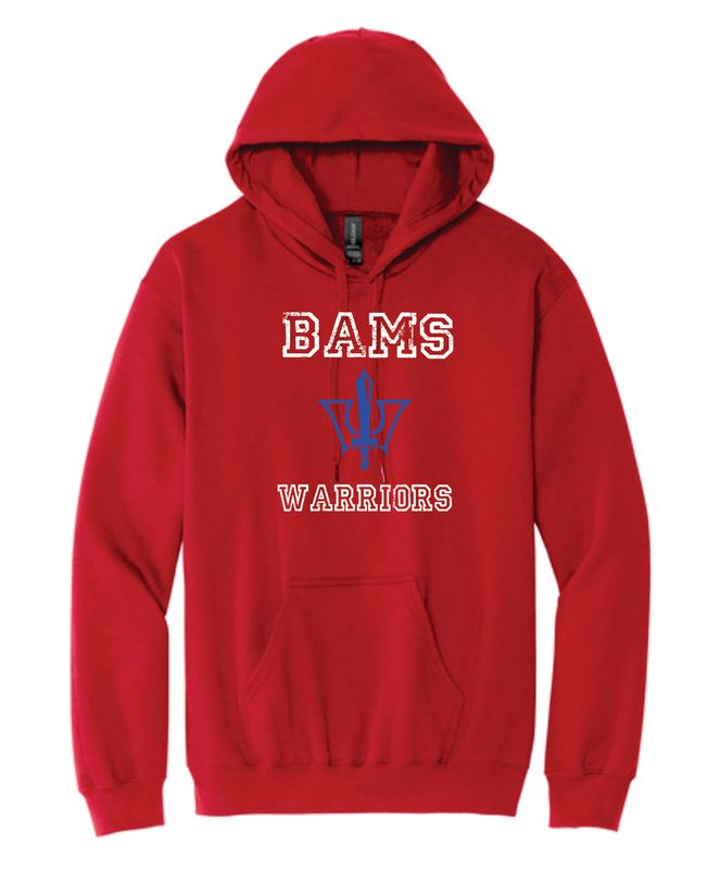 **TEACHER/FACULTY ONLY!!** BAMS Warrior Hoodie