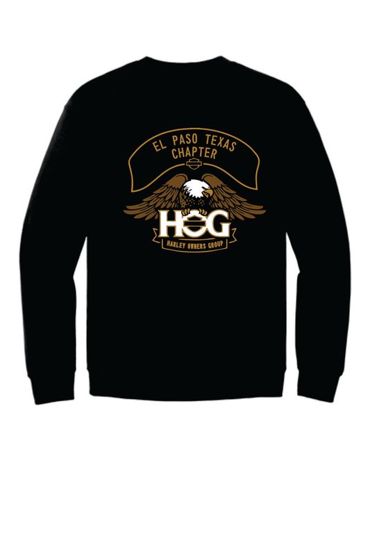 El Paso HOG Chapter Black Crewneck Sweatshirts