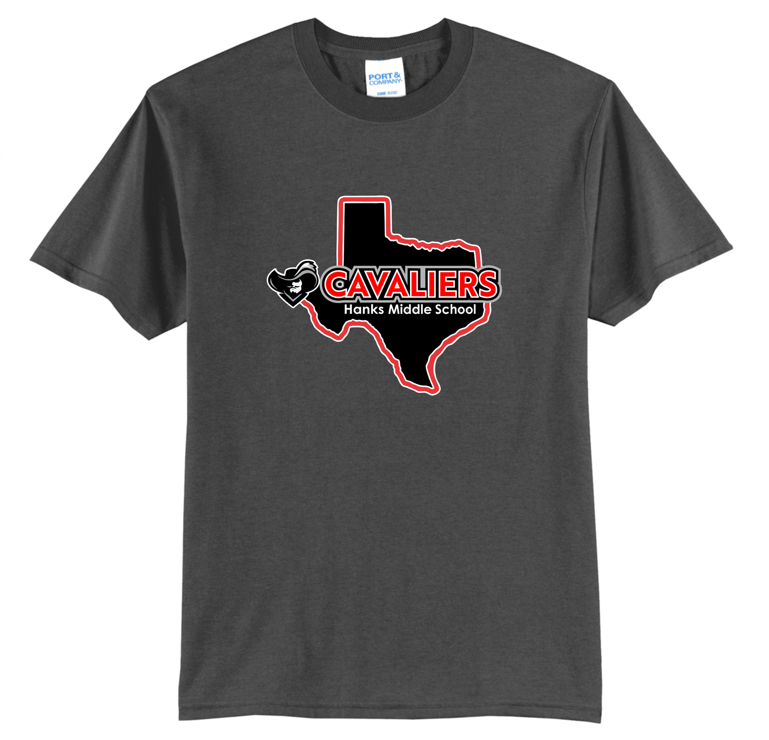 Hanks Middle School Gray T-Shirt