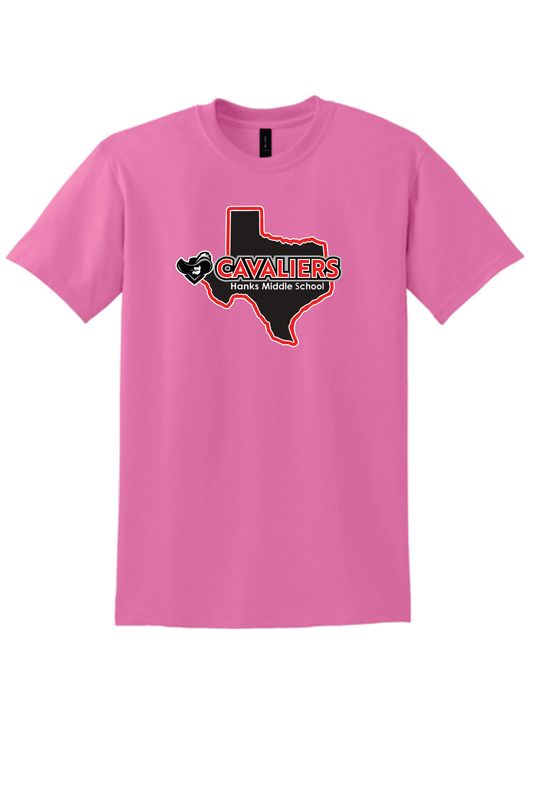 Hanks Middle School Pink T-Shirt