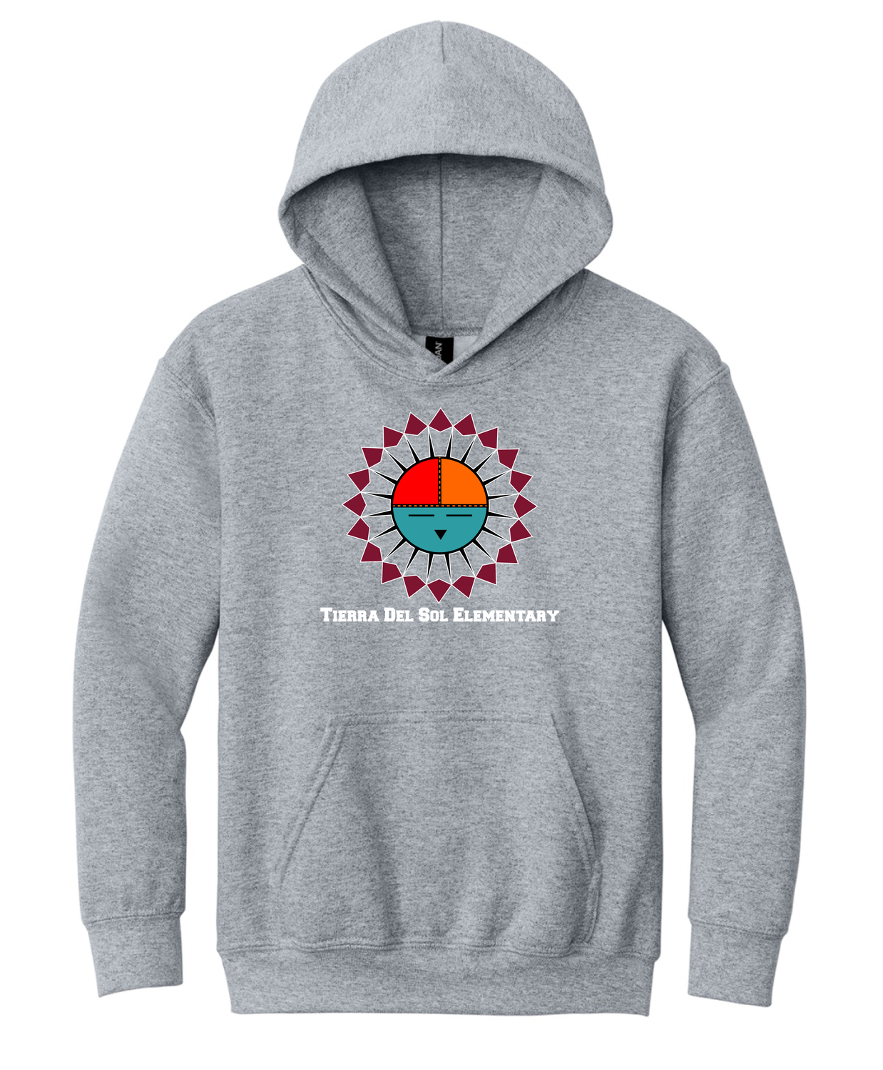 Grades: Kinder - 5th  Tierra Del Sol Hoodie Gray