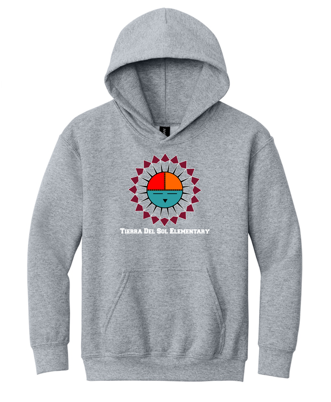 Grades: Kinder - 5th  Tierra Del Sol Hoodie Gray