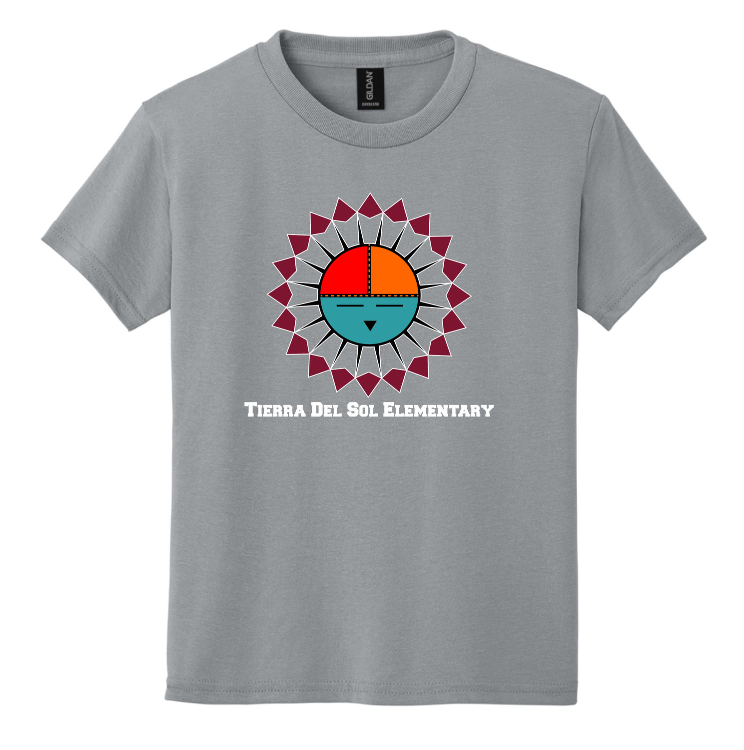 Grades: Kinder - 5th  Tierra Del Sol T- Shirt Gray