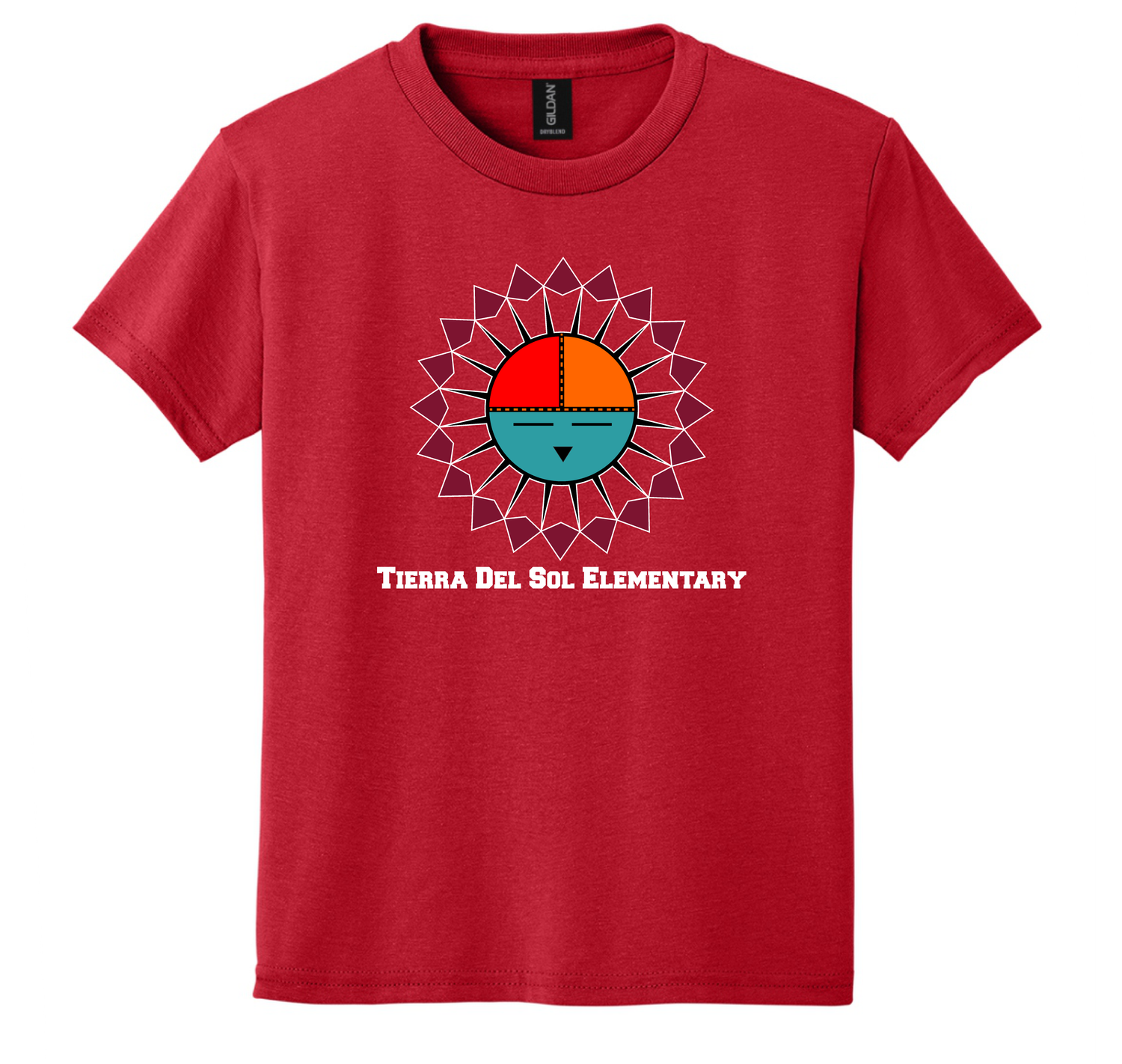 Grades: Kinder - 5th  Tierra Del Sol T- Shirt Red