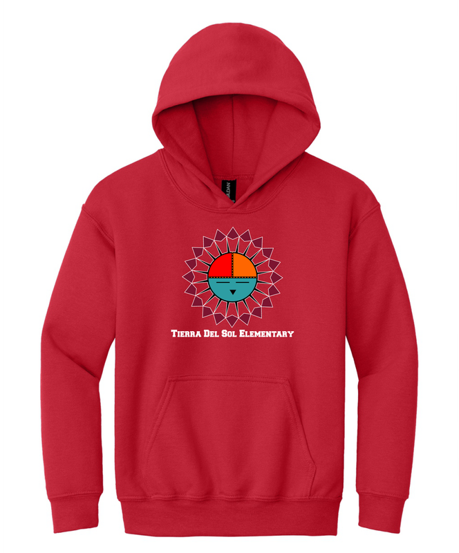 Grades: Kinder - 5th  Tierra Del Sol Hoodie Red