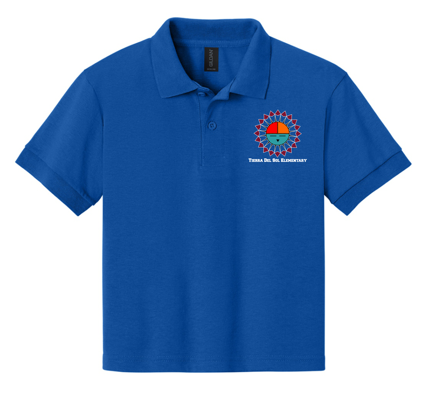 Grades: Pre-School &amp; Pre-K Tierra Del Sol Blue Polo