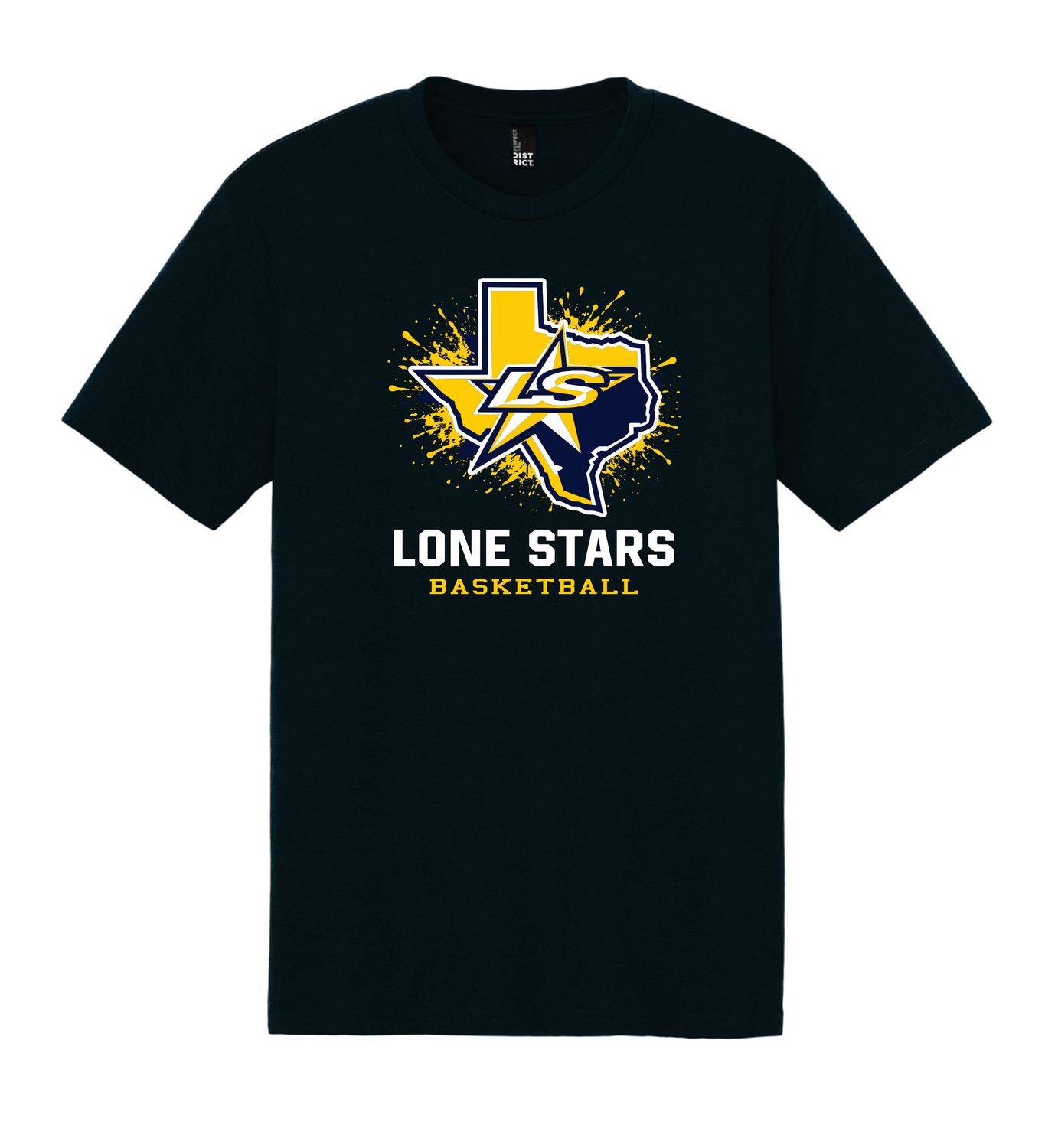 Lone Stars Yellow/Navy Triblend Tee