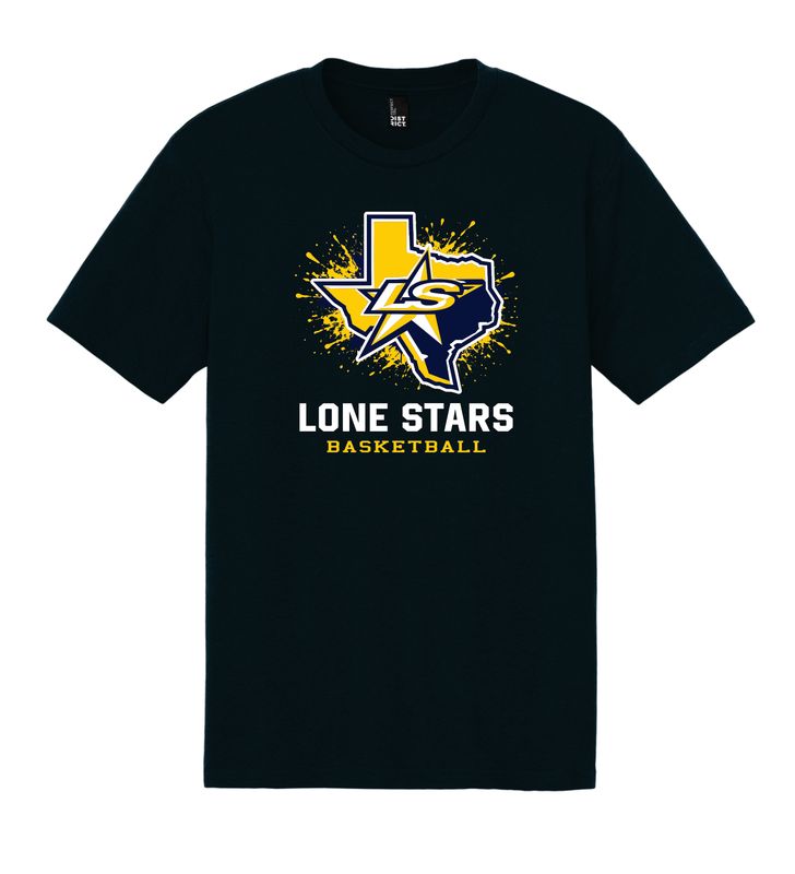 Lone Stars Yellow/Navy Triblend Tee