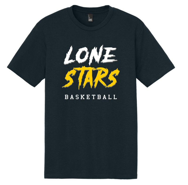 Lone Stars Yellow or Pink Design Triblend Tee