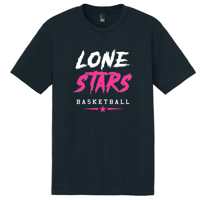 Lone Stars Yellow or Pink Design Triblend Tee