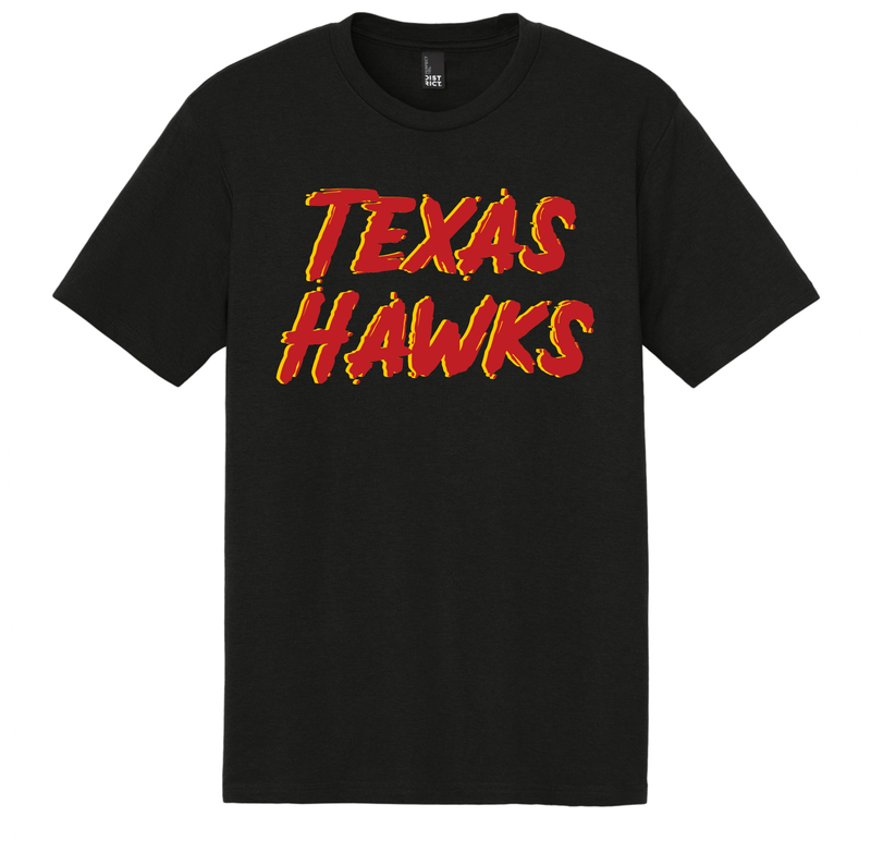 Hawks Basketball Black Triblend Tee