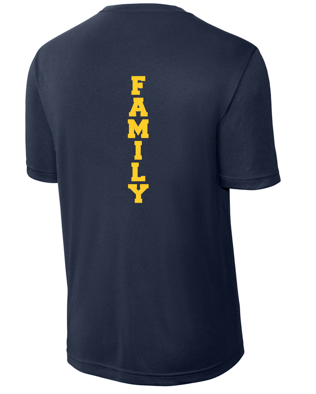 Lone Stars Short Sleeve Navy DriFit