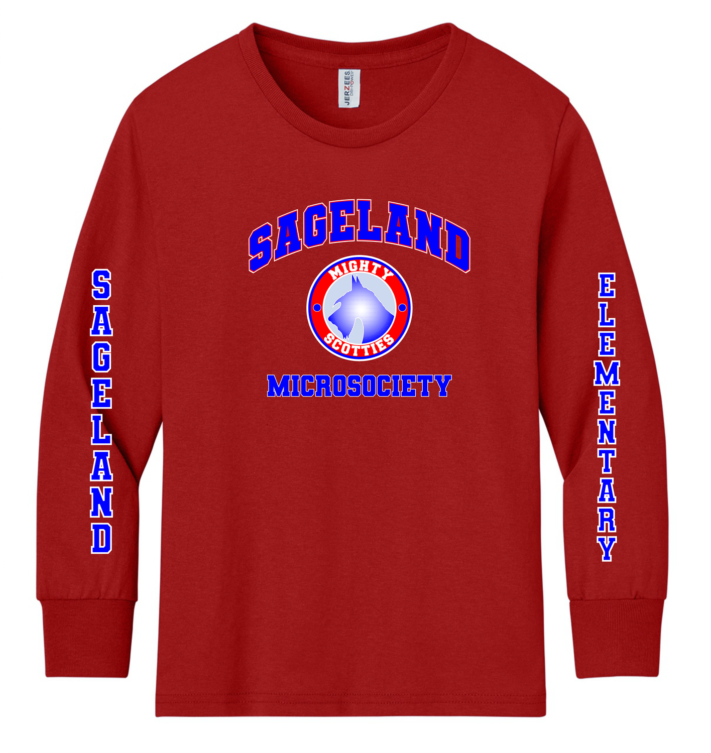 Sageland Red Long Sleeve T-Shirt