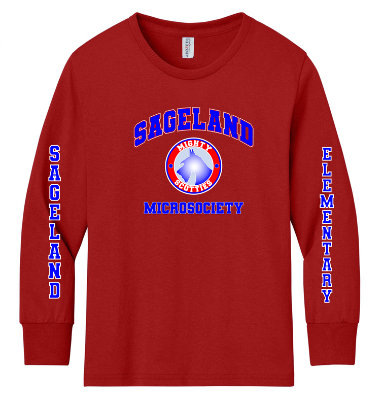 Sageland Red Long Sleeve T-Shirt