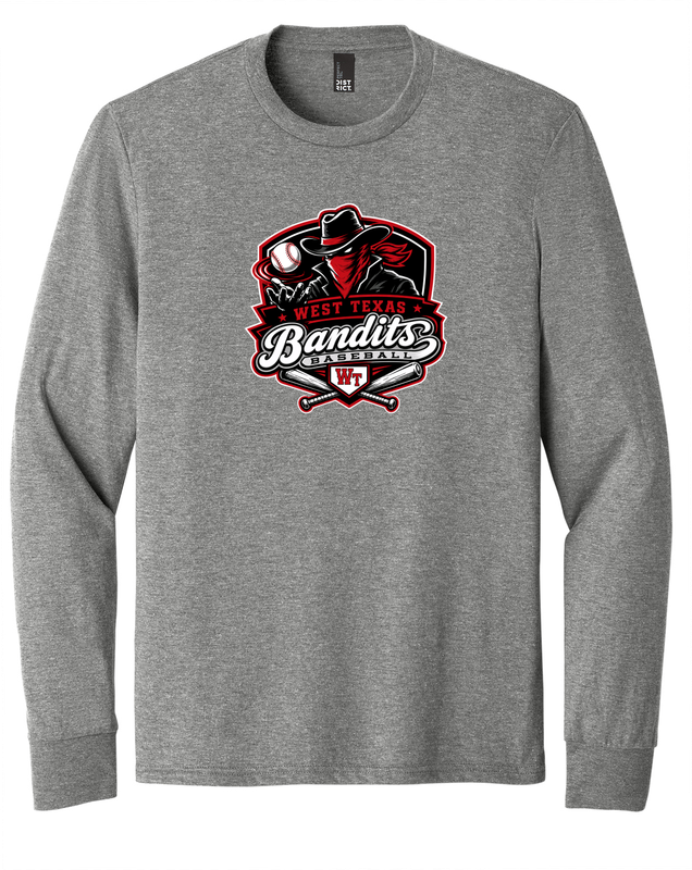 YOUTH West Texas Bandits Long Sleeve Grey Triblend