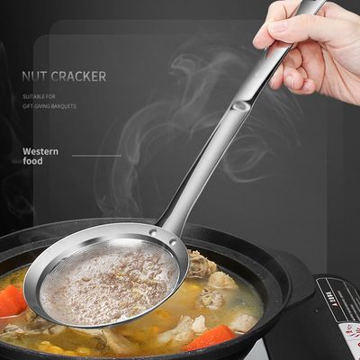 Oil Strainer Spoon Hot Pot Filter Soup Skimmer Spoon Mesh Percolator