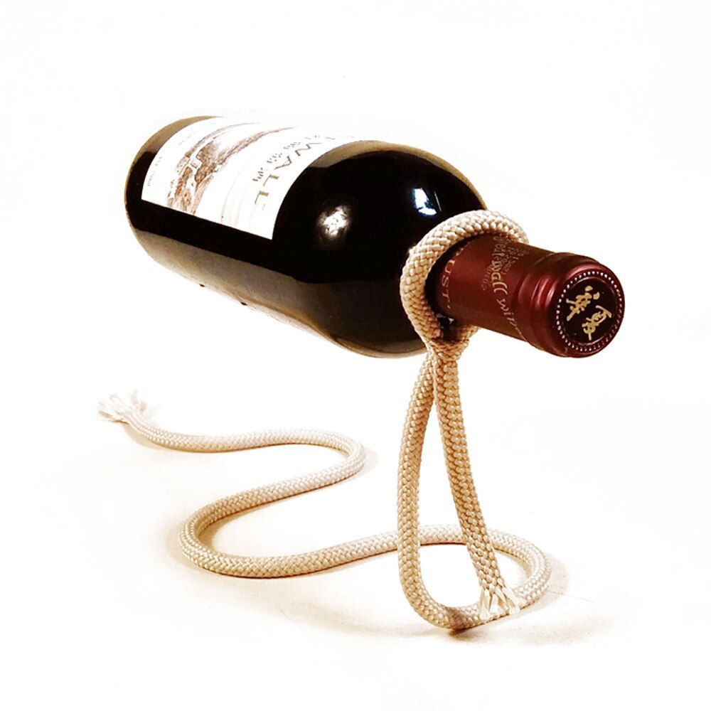 Suspension Rope Home Decoration Ornaments Wine Bottle Holder