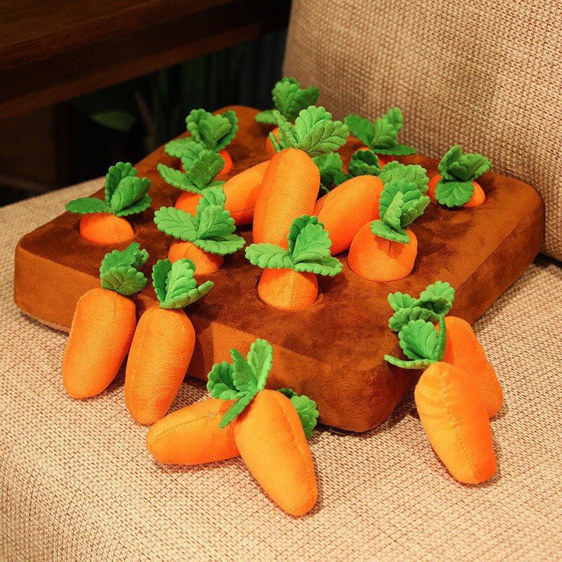 Vegetable Garden Carrot Plush Toy Ability Educational Plush Toys