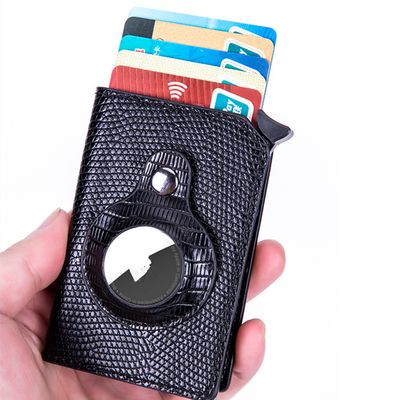 Porte-cartes de crédit RFID en cuir pour homme