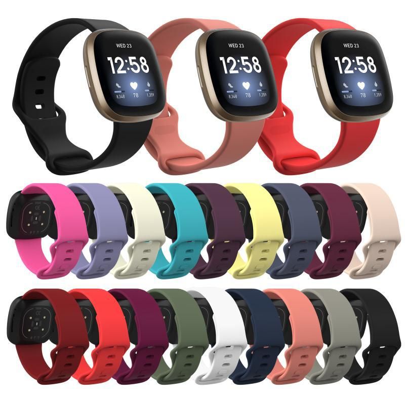 Colorful Bracelet Wrist Strap For Fitbit Versa 3 Watch Band Soft Strap