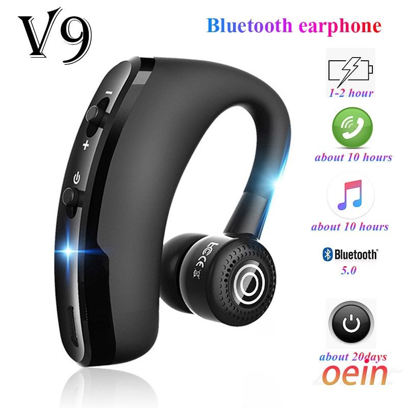 Bluetooth Headphones Handsfree Wireless Headset Business Headset