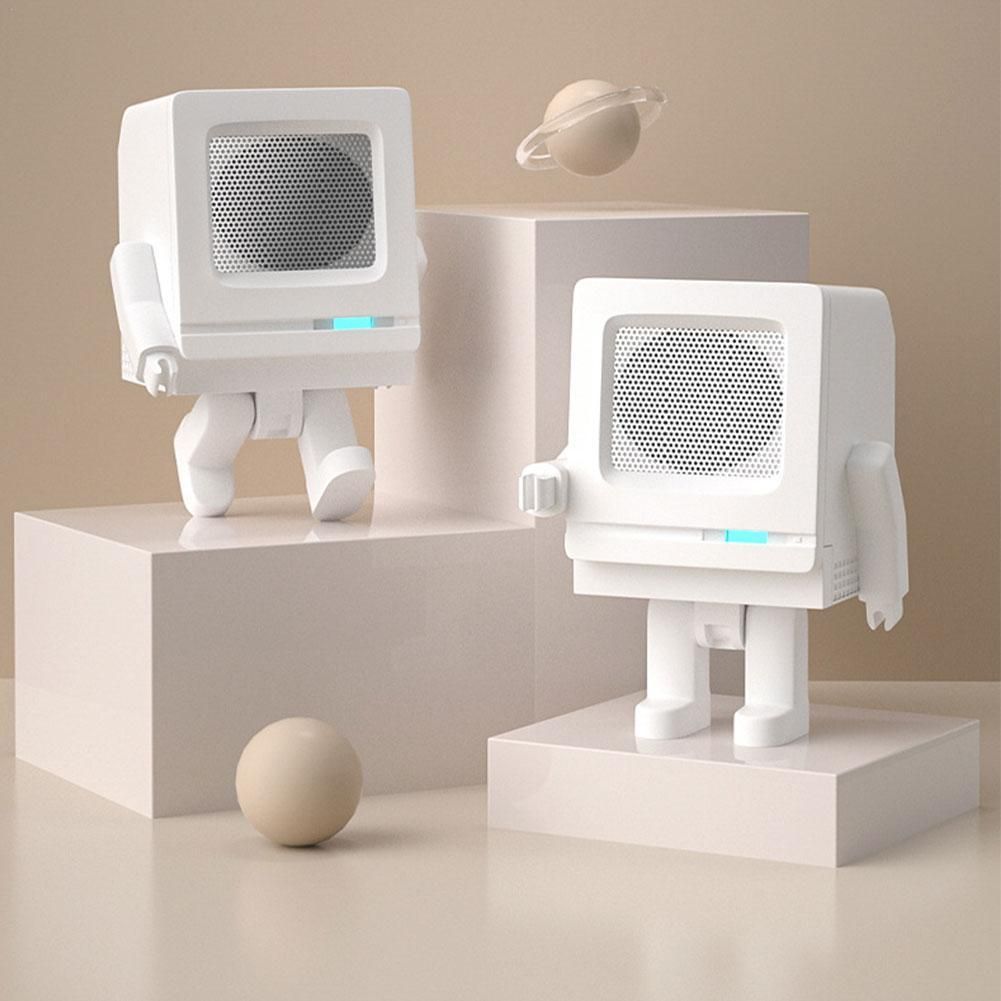Portable Desktop Speaker Bluetooth 5.0 Computer Humanoid Speaker Robot Toy