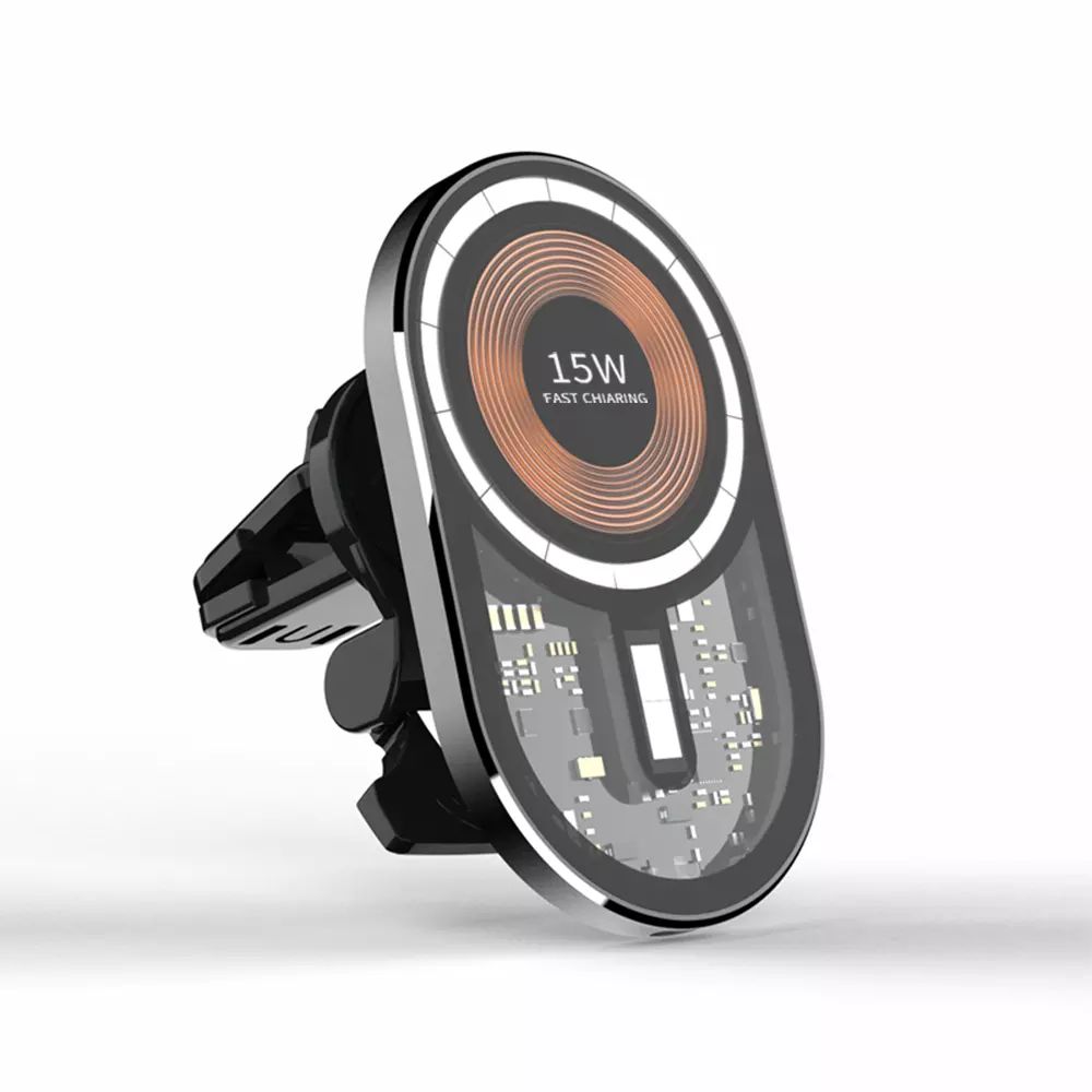 LED Night Atmosphere Light Wireless Car Charger