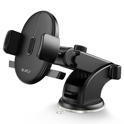 Support de téléphone de voiture noir pour pare-brise