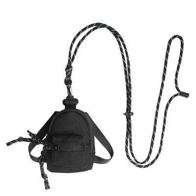 Mini sac à dos en nylon avec pendentif pour homme