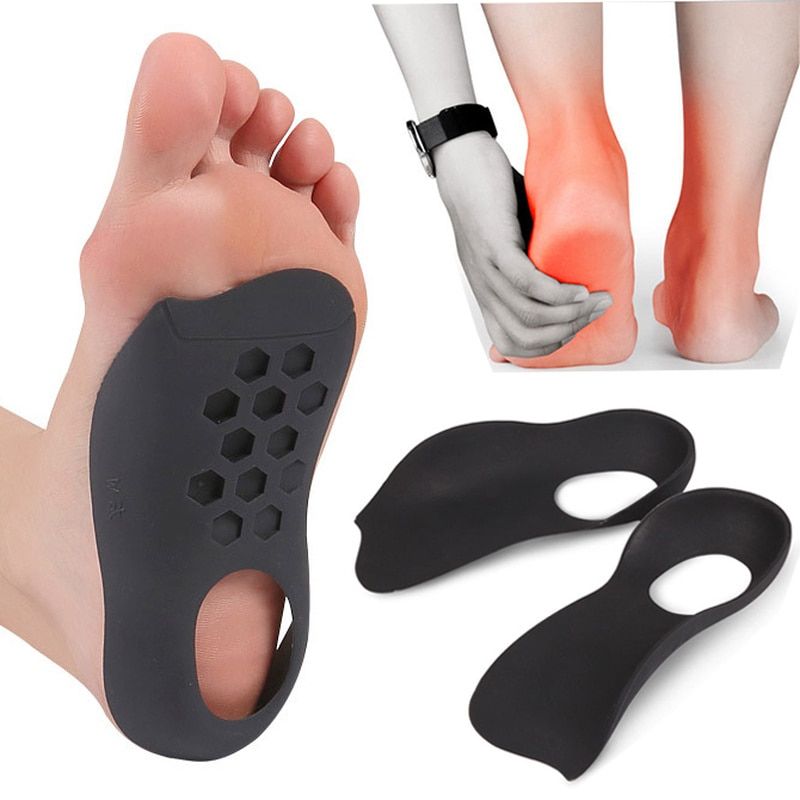 Orthotic Insole O-shaped Leg Flatfoot Corrector Shoe Pad