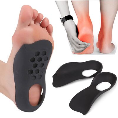Semelle orthopédique en forme de O pour correcteur de pied plat