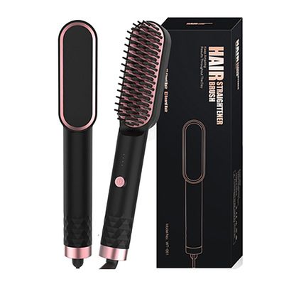 Brosse lissante pour barbe et peigne électrique