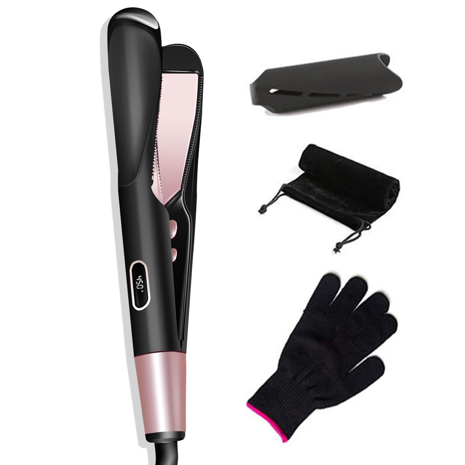 Automatic Hair Curler LCD Digital Display Magic Anti-Scalding Curlers