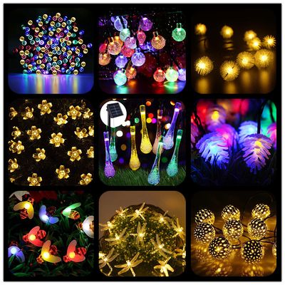 Guirlande lumineuse solaire d&#39;extérieur 100/50 LED