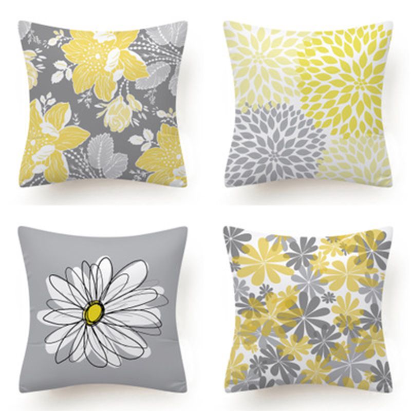 Daisy Pillow Case Cushion Case Home Sofa Decorative Pillowcase