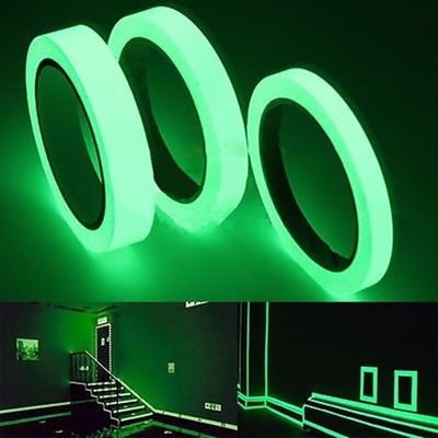 Ruban adhésif lumineux 3 m phosphorescent pour mur