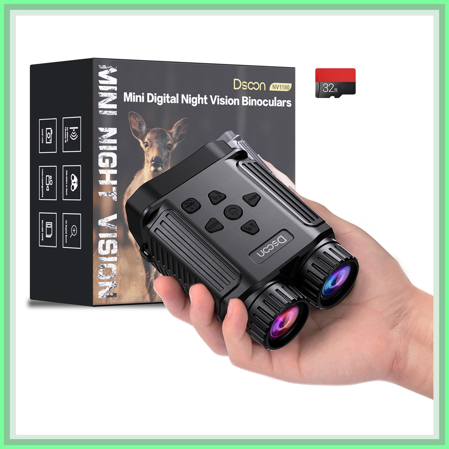 Jumelles de vision nocturne portables