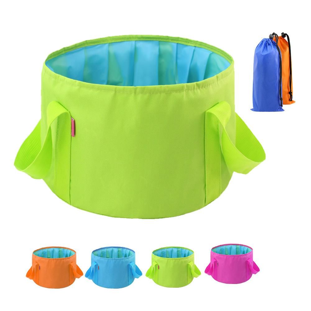 Bassin à eau portable pliable, seau de voyage et de camping