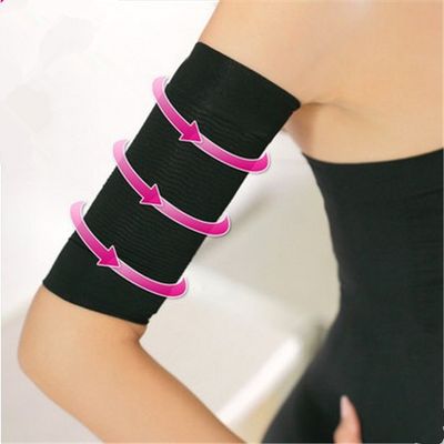 1 paire de manchons de compression élastiques
