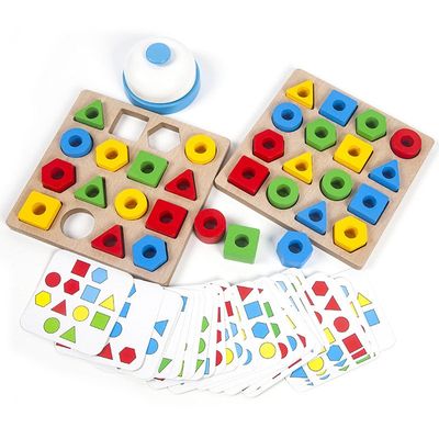 Geometric Matching Game Memory Chess Sorter Toy